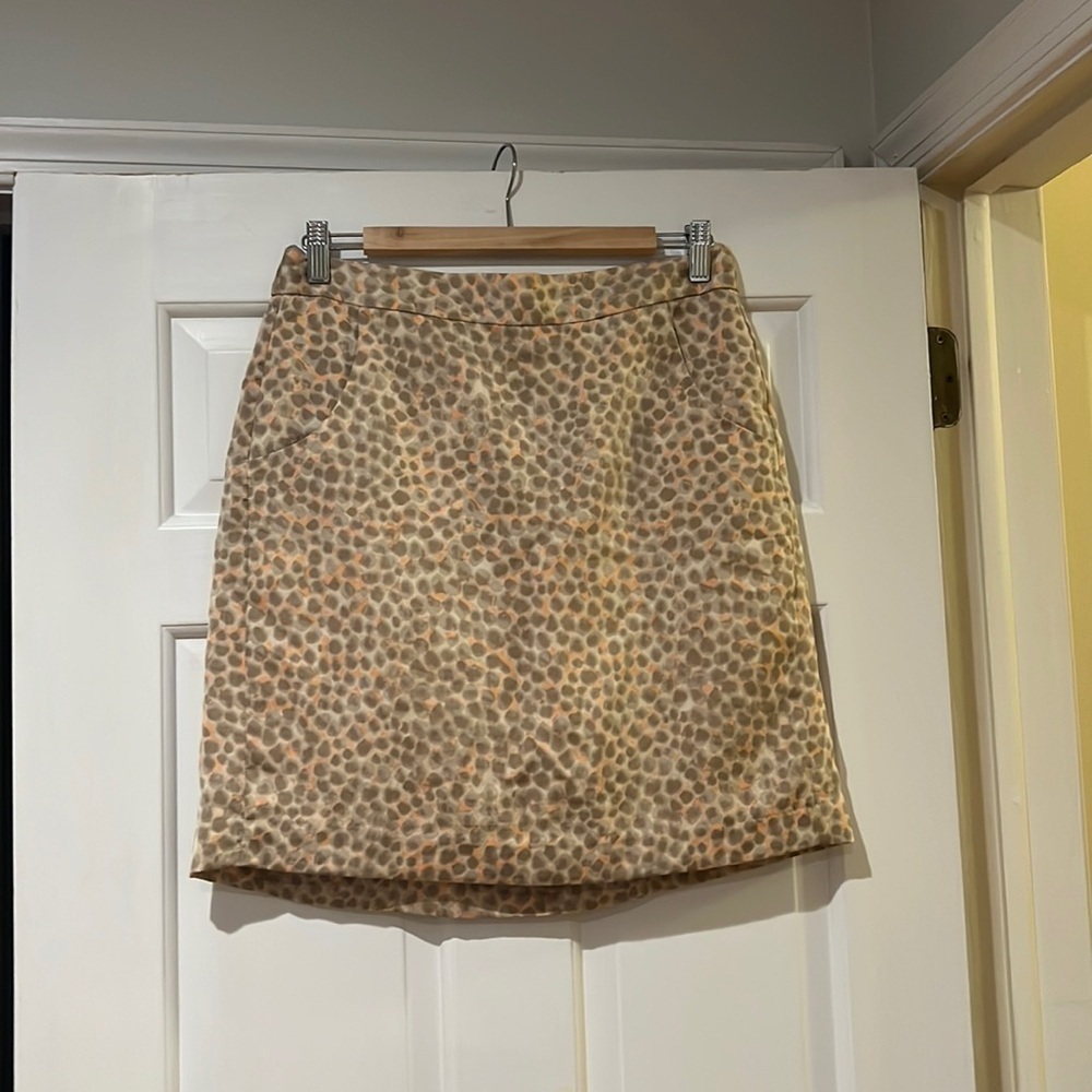 Ann Taylor Loft Animal Print Skirt